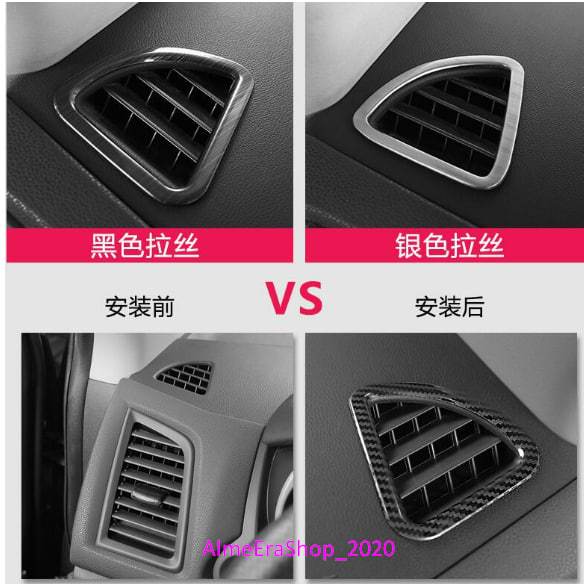 List Grill AC Depan Kiri Kanan Mitsubishi Outlander Sport Carbon Fibre