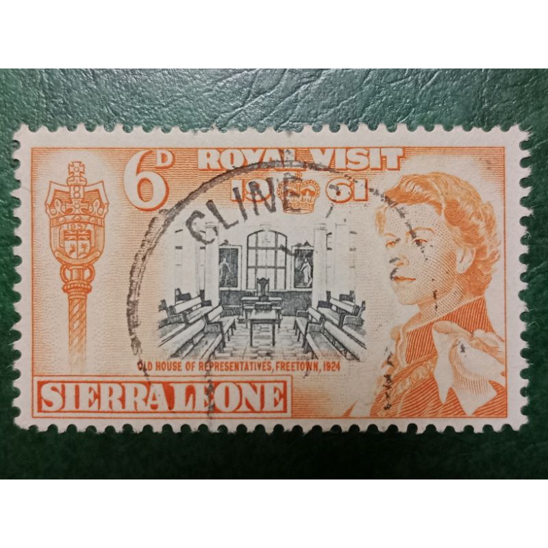 

Prangko Sierra Leone 6 Penny Tahun 1961 USED