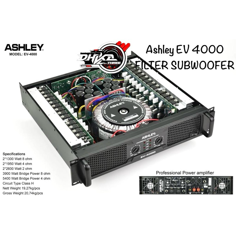 POWER ASHLEY EV4000 CLASS H SUB / POWER ASHLEY EV 4000 CLASS H SUB / Power Ashley EV 4000 class H / 