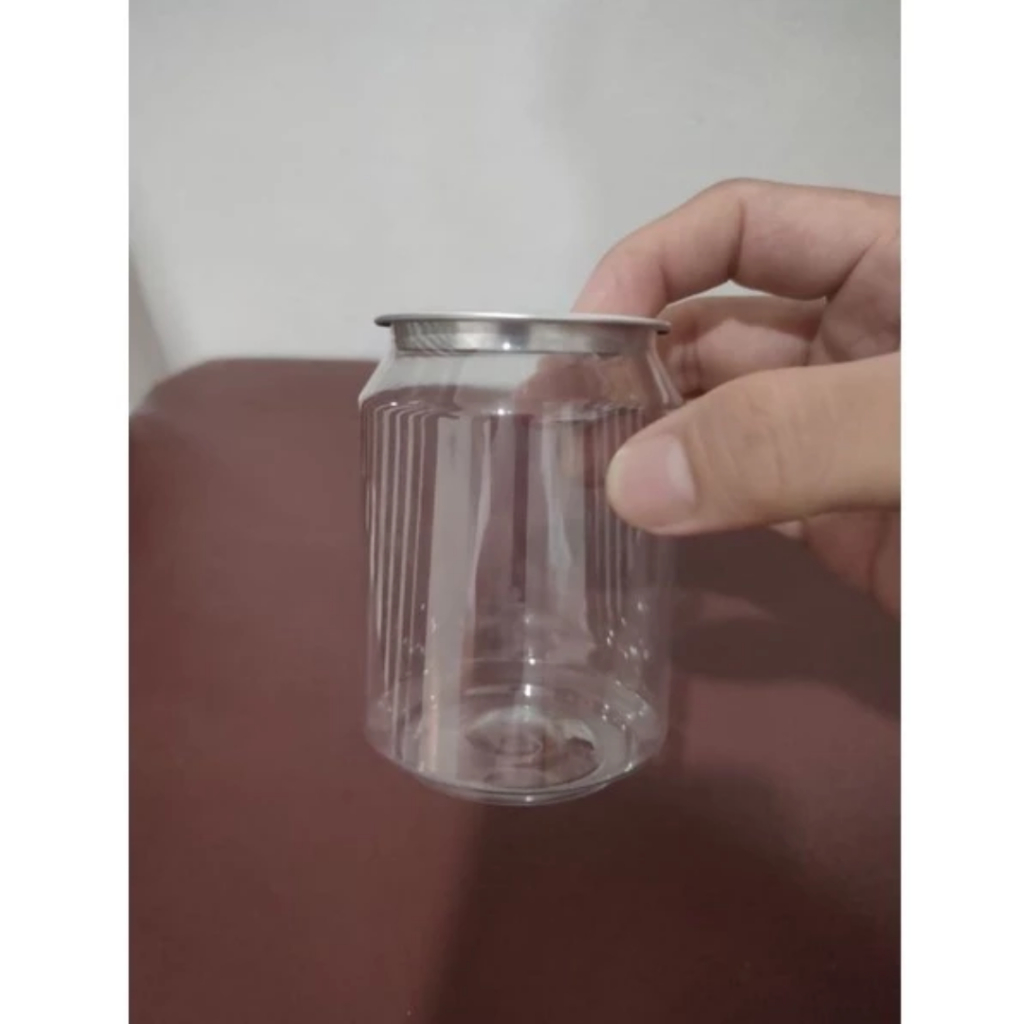 (ISI 10pc) Botol PET CAN 250ml Kaleng Juice Pendek Kaleng Plastik Pop Can Botol Plastik