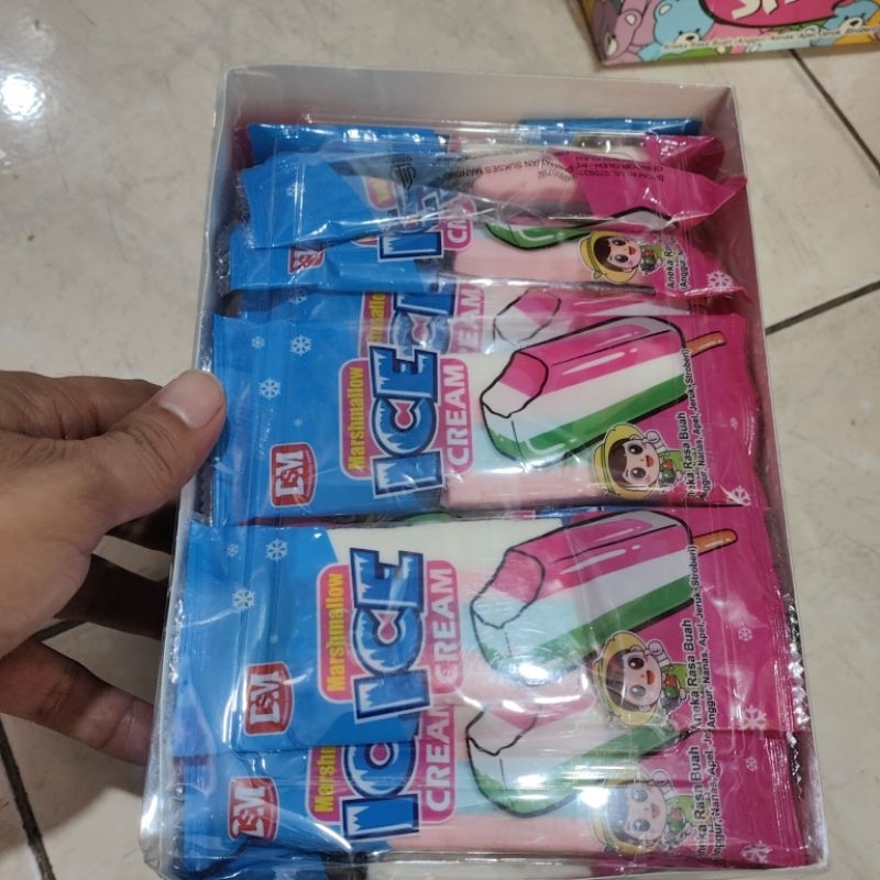 

30 pcs permen Marshmallow eskrim