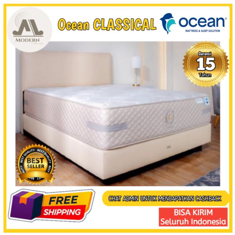 TERMURAH Springbed OCEAN Classical Full Set - Tegal