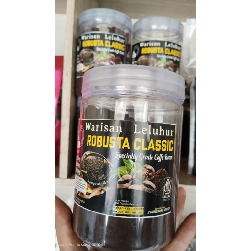 

kopi Robusta penggorengan manual