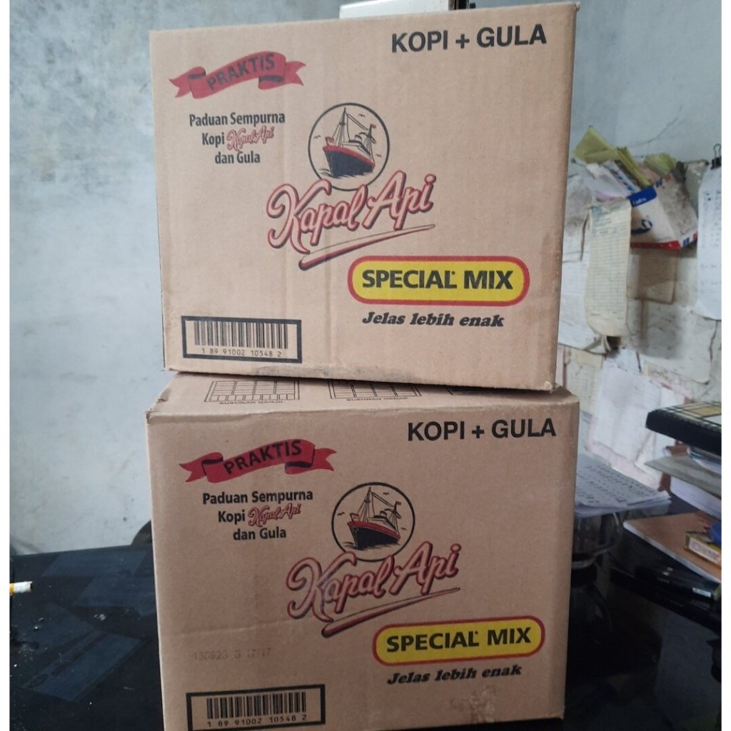 

kardus bekas kopi kapal api