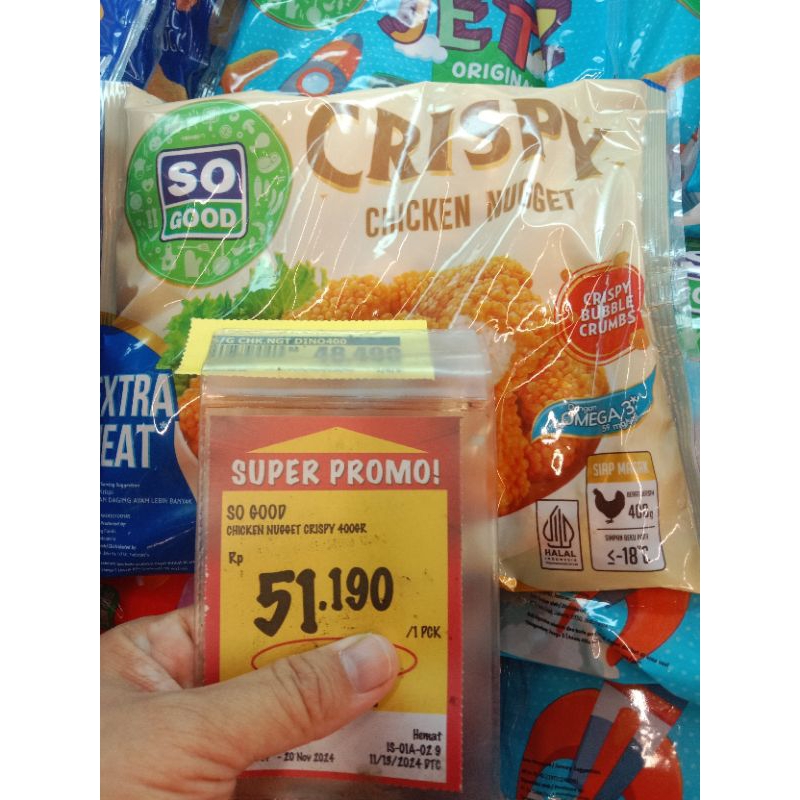 

PROMO Nugget crispy So good Sogood 400 gram