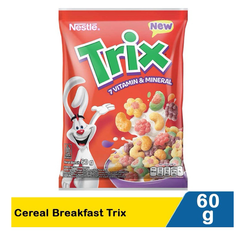 

Nestle sereal breakfast trix 60 gram