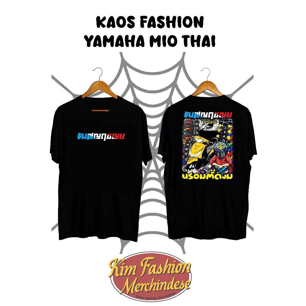KIMFASHION988 - KAOS RACING - YAMAHA MIO THAILAND - MIO NIZER - KAOS MIO MODIFIKASI - PRIA DAN WANIT