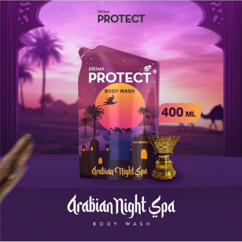 Sabun Mandi Cair Prima Protect Arabian 400 ml / Prima Protect Arabian