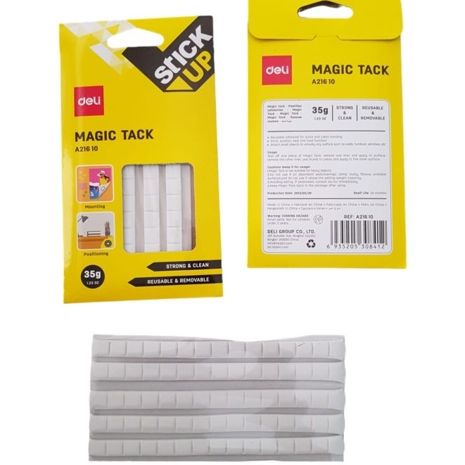 

LEM TACK IT MAGIC GLUE DELI 35gr/75gr LEM SERBAGUNA MURAH