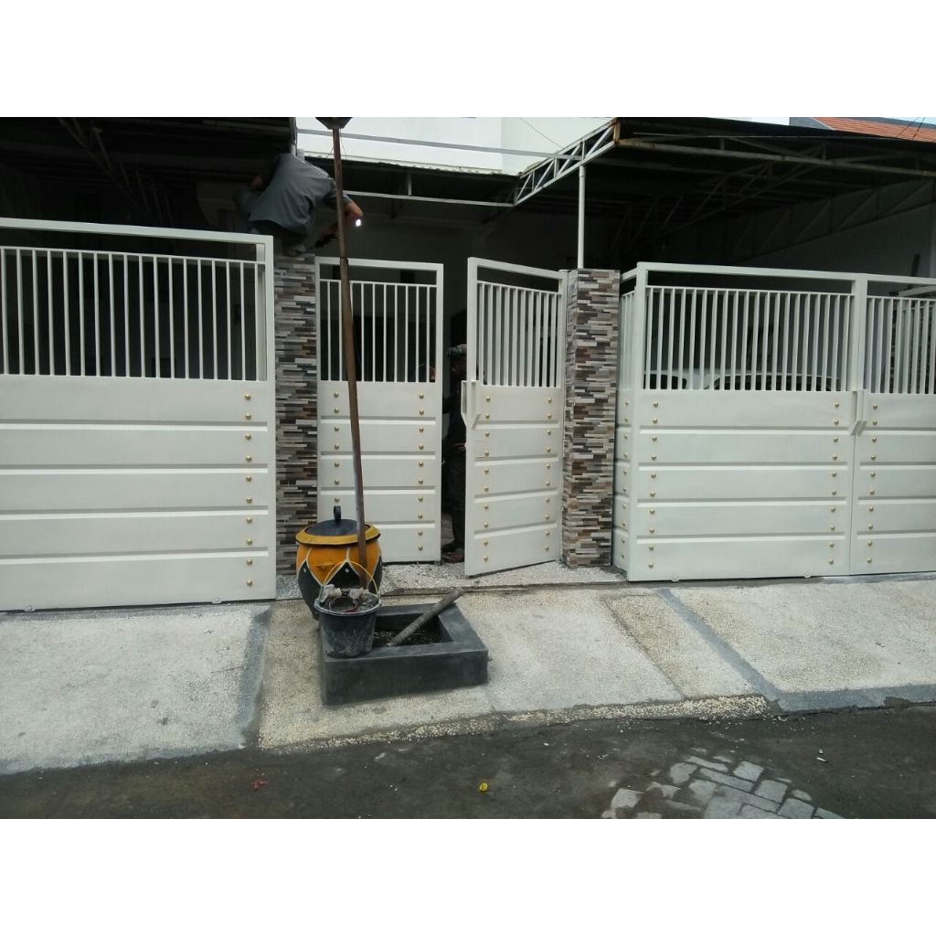 pagar minimalis/pagar plat minimalis/pagar custom