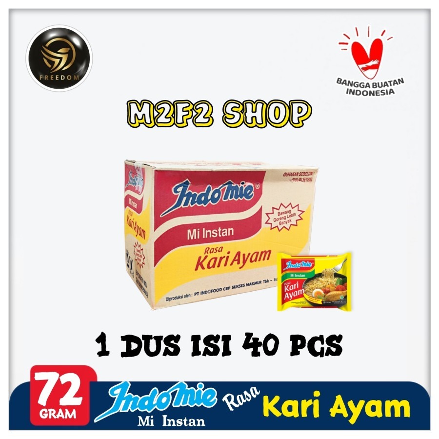 

Indomie Mie Instant Kuah Rasa Kari Ayam - 72 gr (Kemasan Karton)