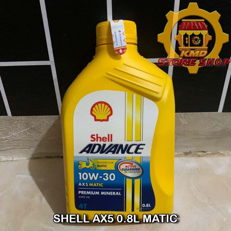 Oli Shell AX5 Matic 0,8L | Oli Shell AX5 0,8 Liter