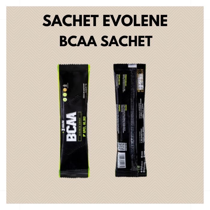 BCAA EVOLENE 1 SACHET ECERAN PER SACHET EVOLENE BCAA BRANCH CHAIN AMINO ACID ACIDS BPOM SAMARINDA