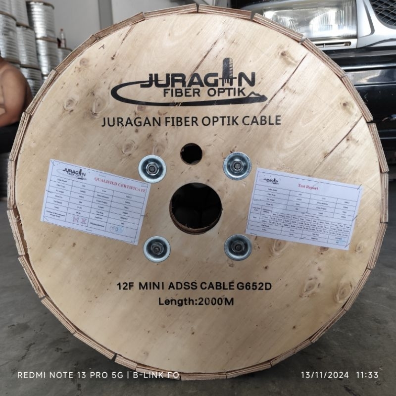 kabel adss mini 12 core 2 km / kabel 12 core adss mini 12 core 2 km