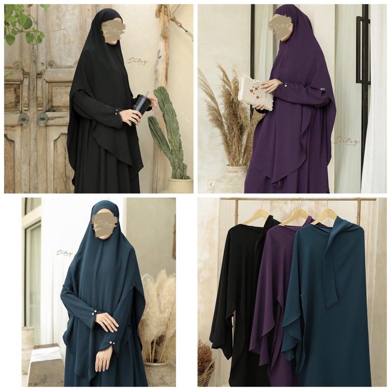 [SIAP KIRIM] SHANEEYA SIZE REGULER LONG BY DITSY EDISI TERBARU - FRENCH KHIMAR SHANEEYA SERIES DITSY