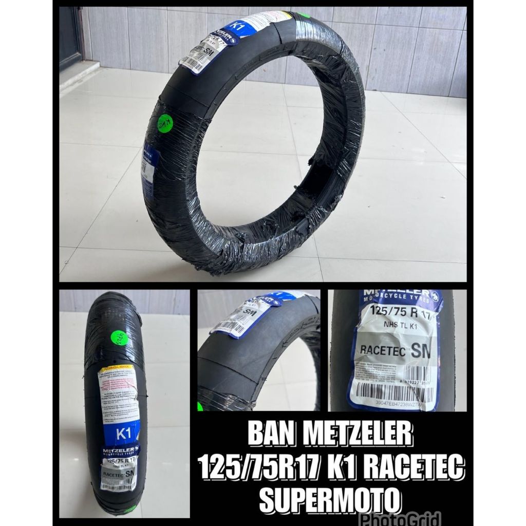 Ban Metzeler R17 125/75 K1 Racetec Supermoto