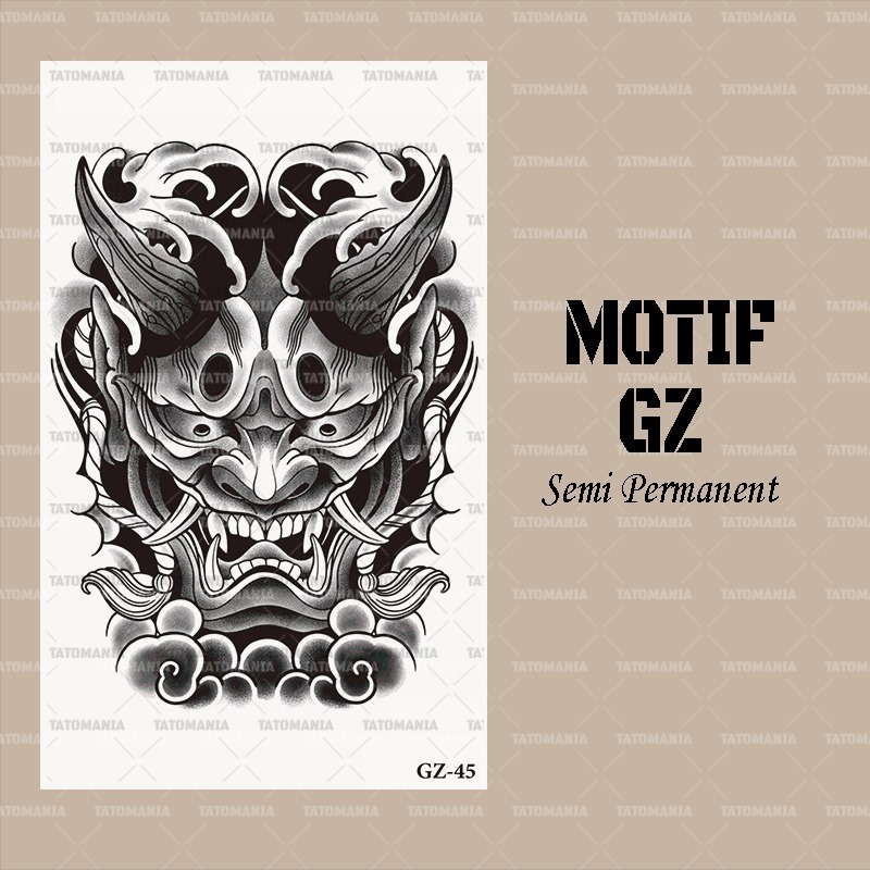 stiker tatto temporer semi permanen GZ 45 - tattooinkk