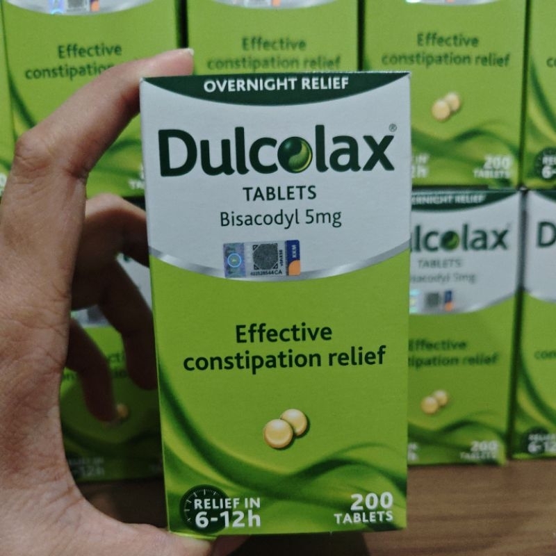 Dulcolax bisacodly 5mg isi 200tablet ( Ready stok exp 2027)
