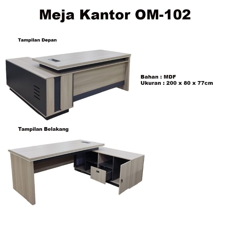 meja direktur/meja kantor/meja kerja