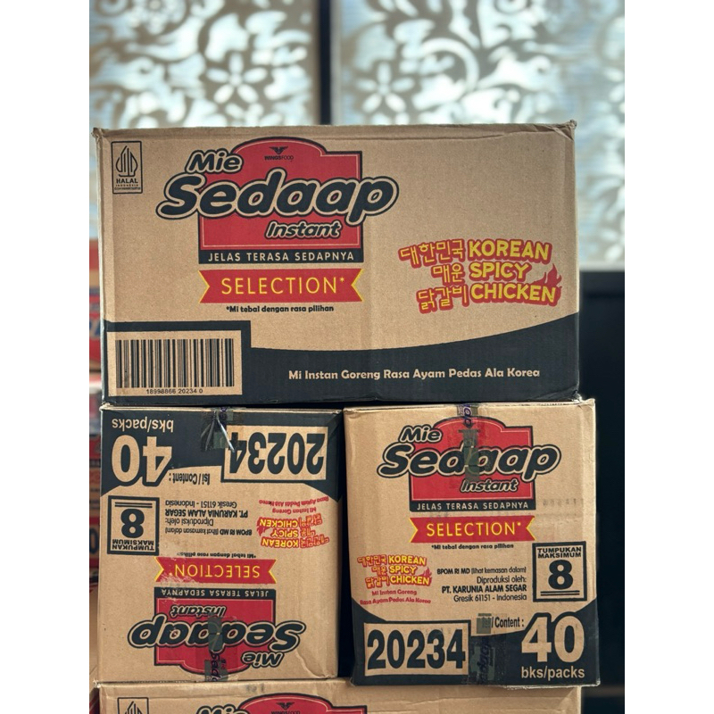 

MIE SEDAAP KOREAN SPICY CHICKEN 1 KARDUS ISI 40 PCS 91GR
