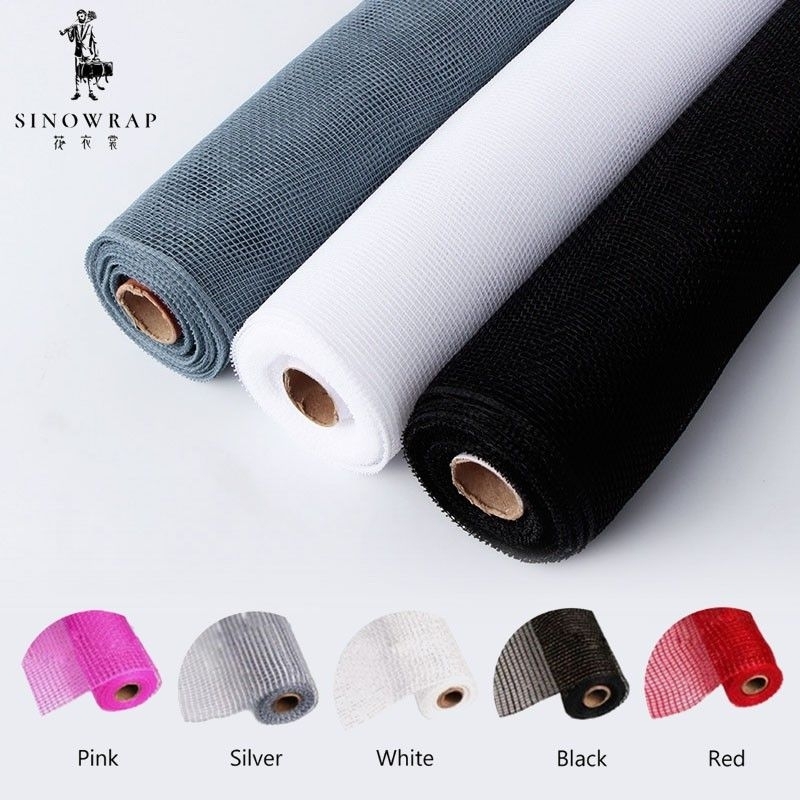 

FLOWER WRAPPING POLYNET KOREAN PUTIH || MESH ROLL TILE POLYNET || POLYNET BUKET