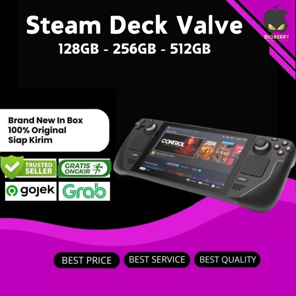 Steam Deck Valve Handheld Gaming 64GB 256GB 512GB Original 64 256 512