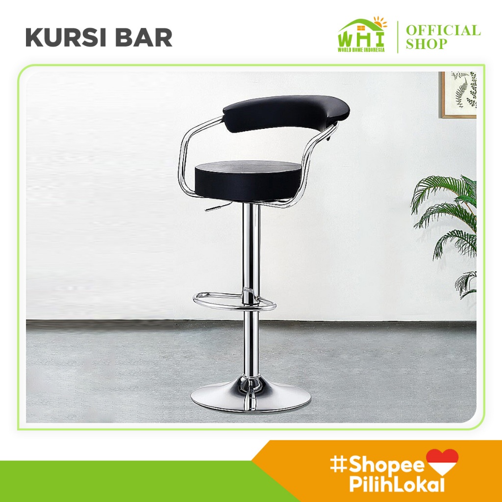 World Home Kursi Bar Kursi Cafe Bangku Mini Bar Kursi Bar Stool Hidrolik Kursi Dapur Bar