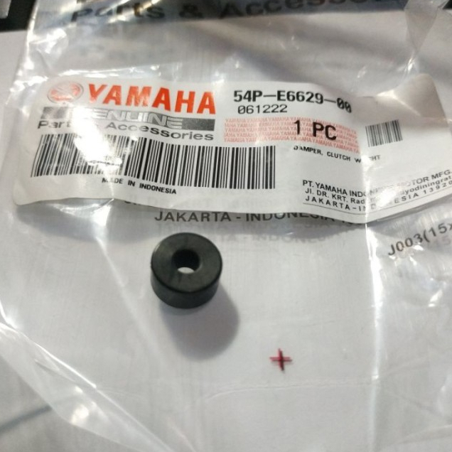 Karet Damper Kampas Ganda Yamaha Mio J, Soul GT, XRide, Fino FI 115, Gear 125 54P-E6629-00 (3 PCS/ 1