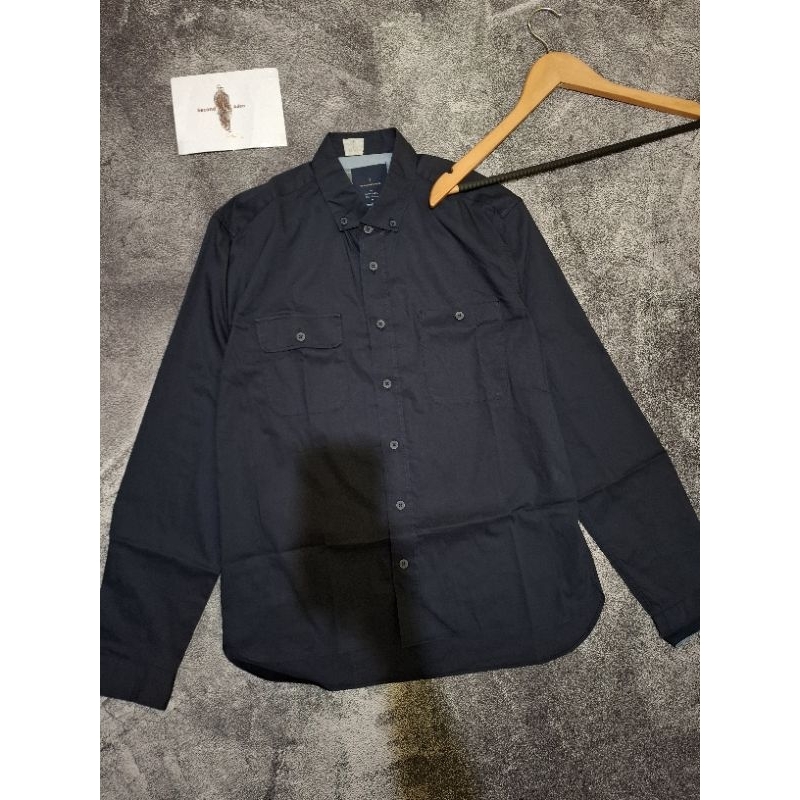 kemeja lengan panjang b3nj4min bark3r M