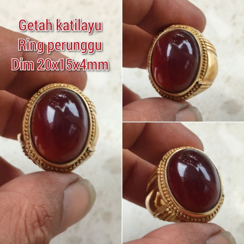CINCIN PRIA GETAH KATILAYU RING PERUNGGU