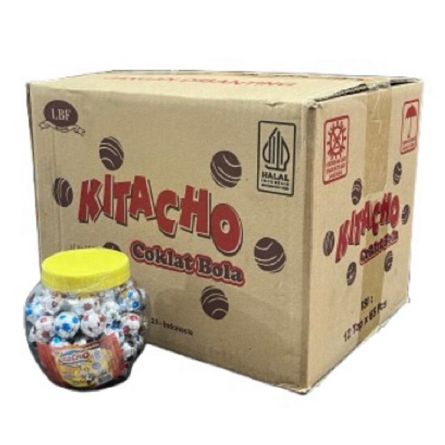 

COKLAT BOLA KITACHO TOPLES / 1 DUS ISI 12 TPLS