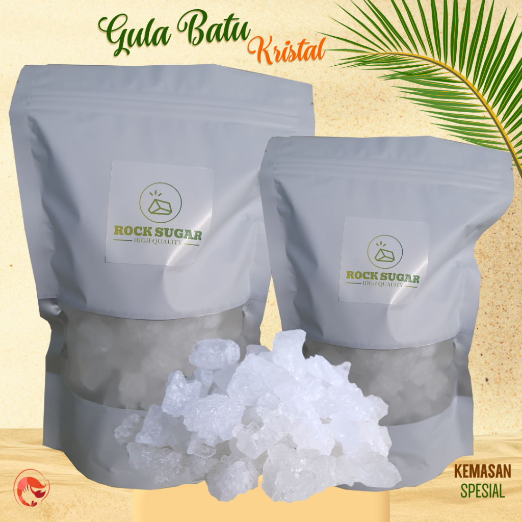 

Gula Batu Kristal Ukuran Kecil 500 Gram Kemasan Spesial