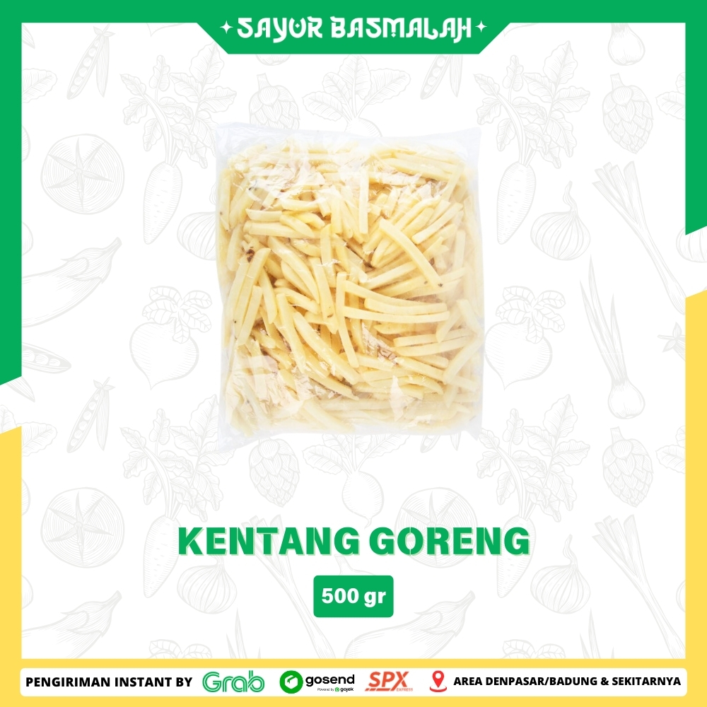 

Kentang Goreng 500gr - Sayur Basmalah