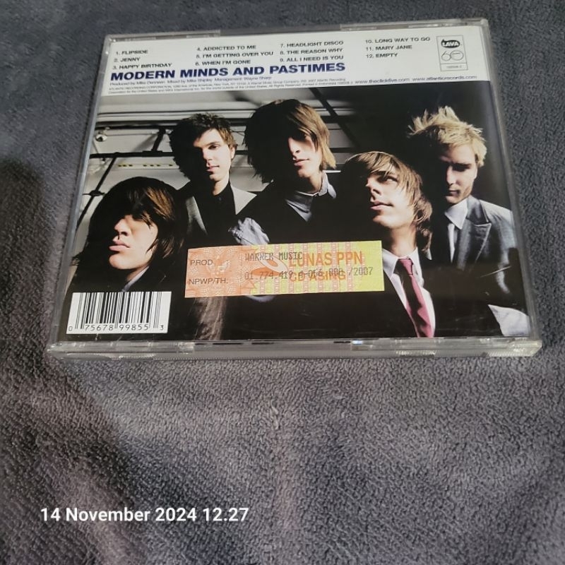 CD THE CLICK  FIVE  - MODERN MINDS AND PASTIMES