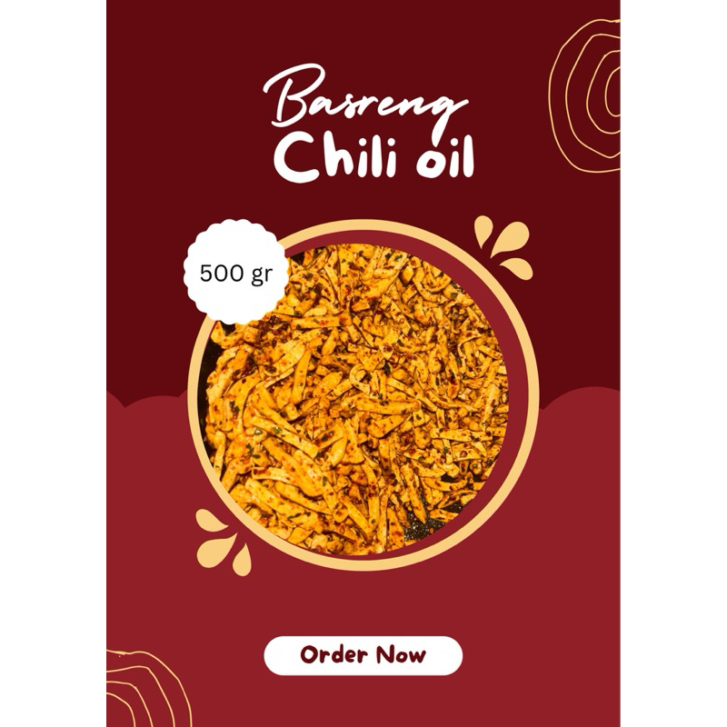 

500gr Basreng chili oil renyah /Basreng pedas gurih/Basreng daun jeruk