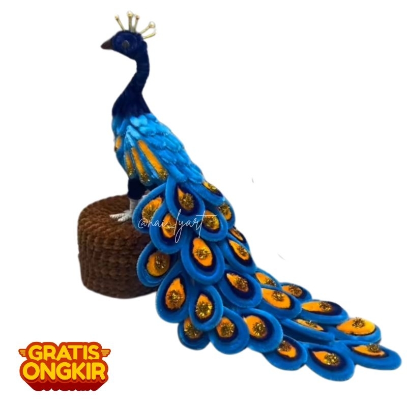 Merak Dekorasi Pipe cleaner/ Kawat Bulu