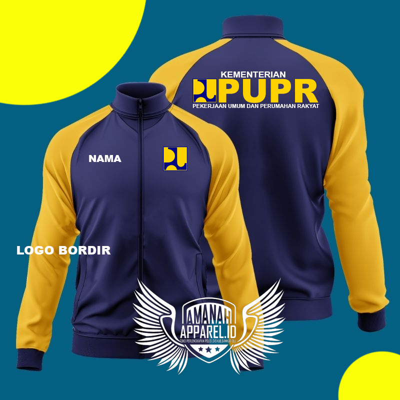 Jaket PUPR/jaket bomber PUPR/jaket anti air PUPR/jaket PUPR kombinasi/Jaket baru PUPR