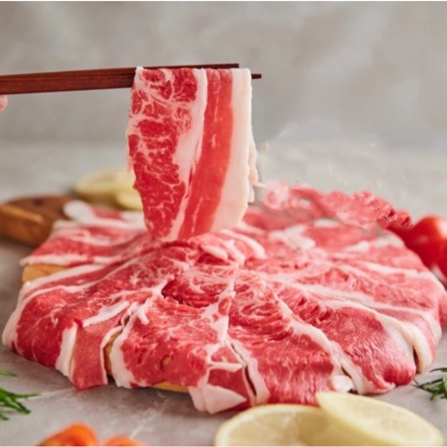 

Daging sapi Beef Slice US Shortplate FRESH CUT Premium Karubi