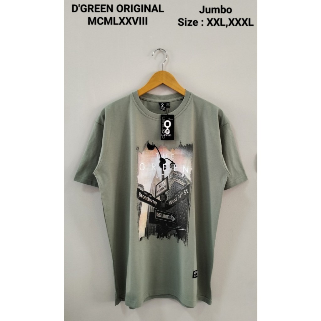 Kaos Distro Jumbo | Kaos D`Green Original Jumbo xxl xxxl
