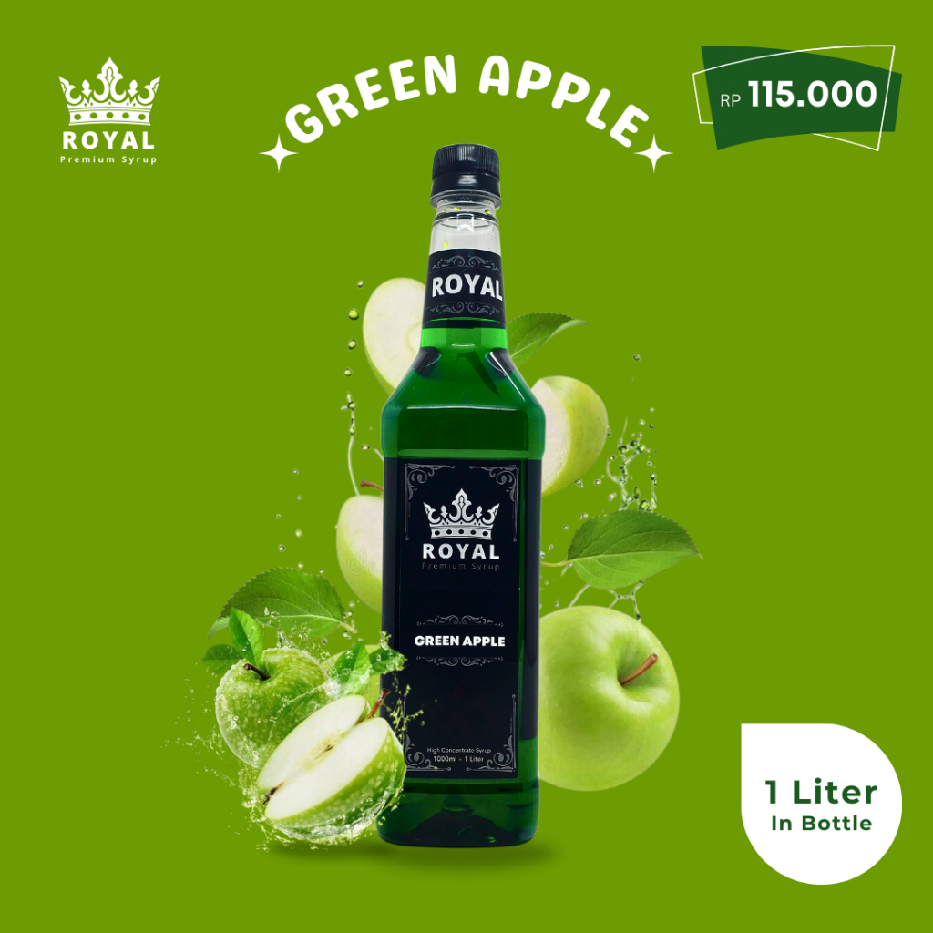 

Royal Green Apple Syrup - Sirup Apel Hijau (Premium Quality)