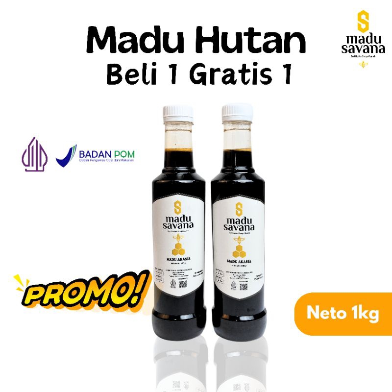 

Madu SAVANA beli 1 gratis 1 akasia 100%pure raw honey
