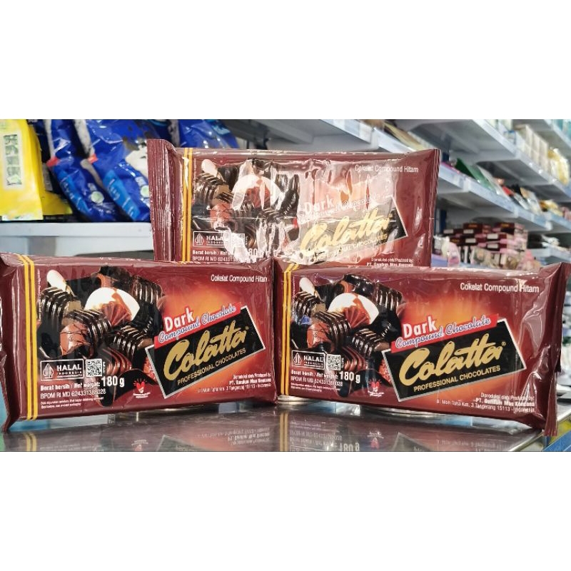 

Colatta Dark 180gr/Coklat Colatta/Colatta Dark Compound/Coklat Batang/Coklat Blok