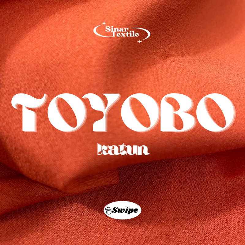 0,5 meter Bahan Kain Fabric Katun TOYOBO / Kain Katun Jepang Polos