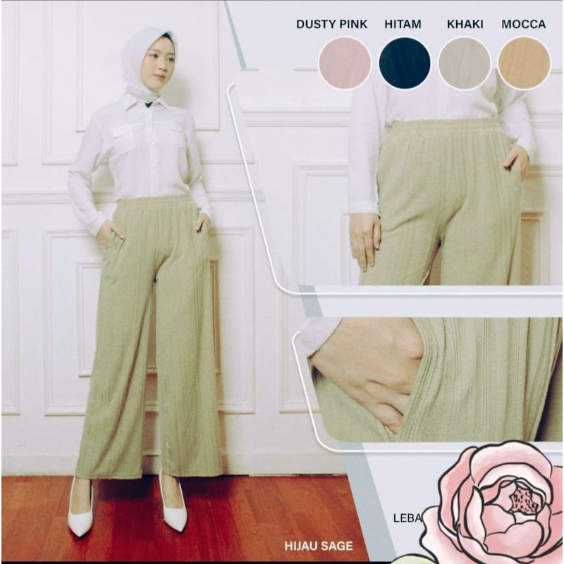 Kulot Knit Premium Kulot Rajut Kulot Tebal