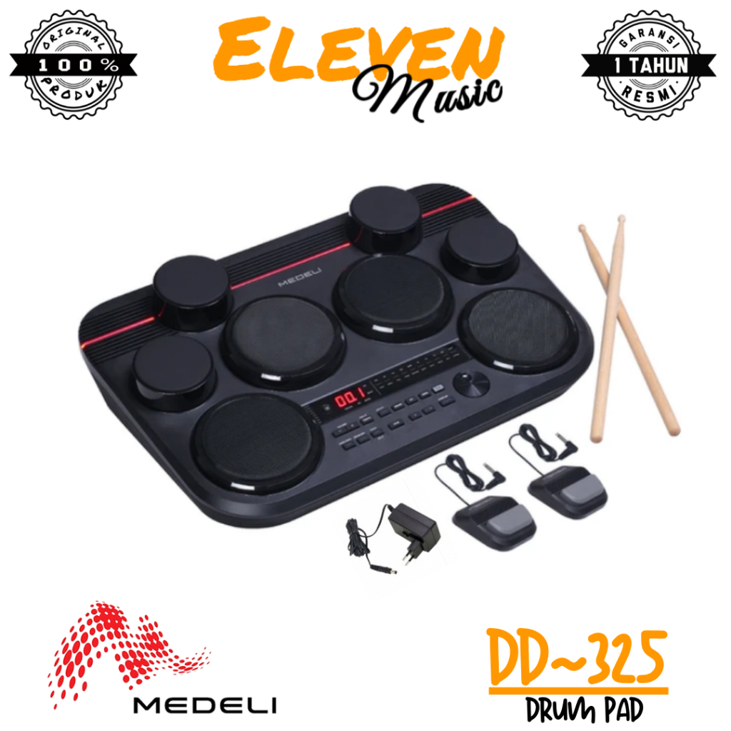Medeli DD325 Portable Digital Drum pad Elektrik Medeli DD 325 Drum Elektrik
