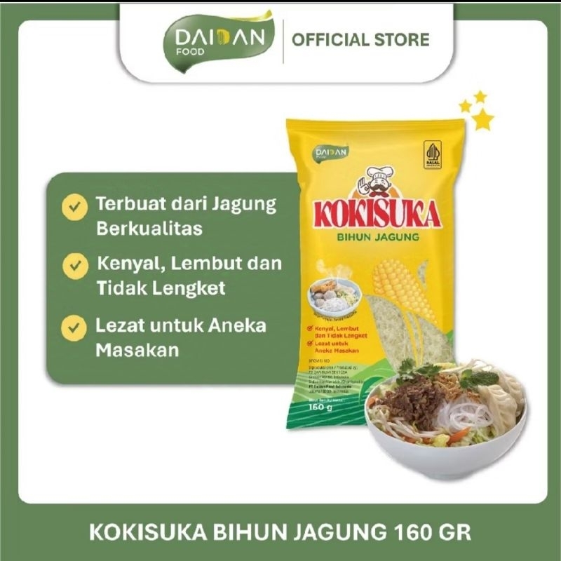 

KOKISUKA BIHUN JAGUNG 160 gram