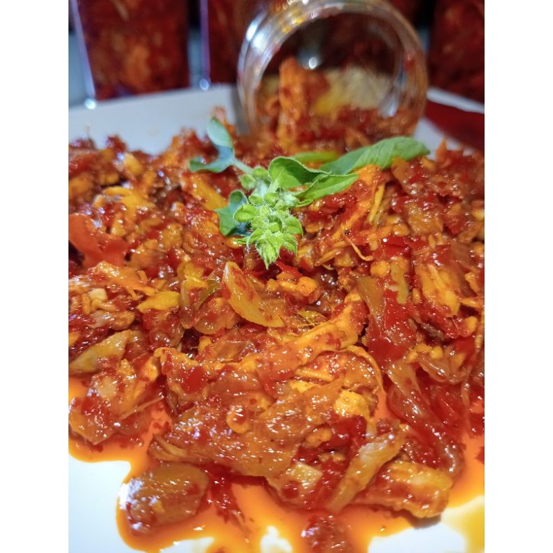 

Sambal Ayam suwir pedas