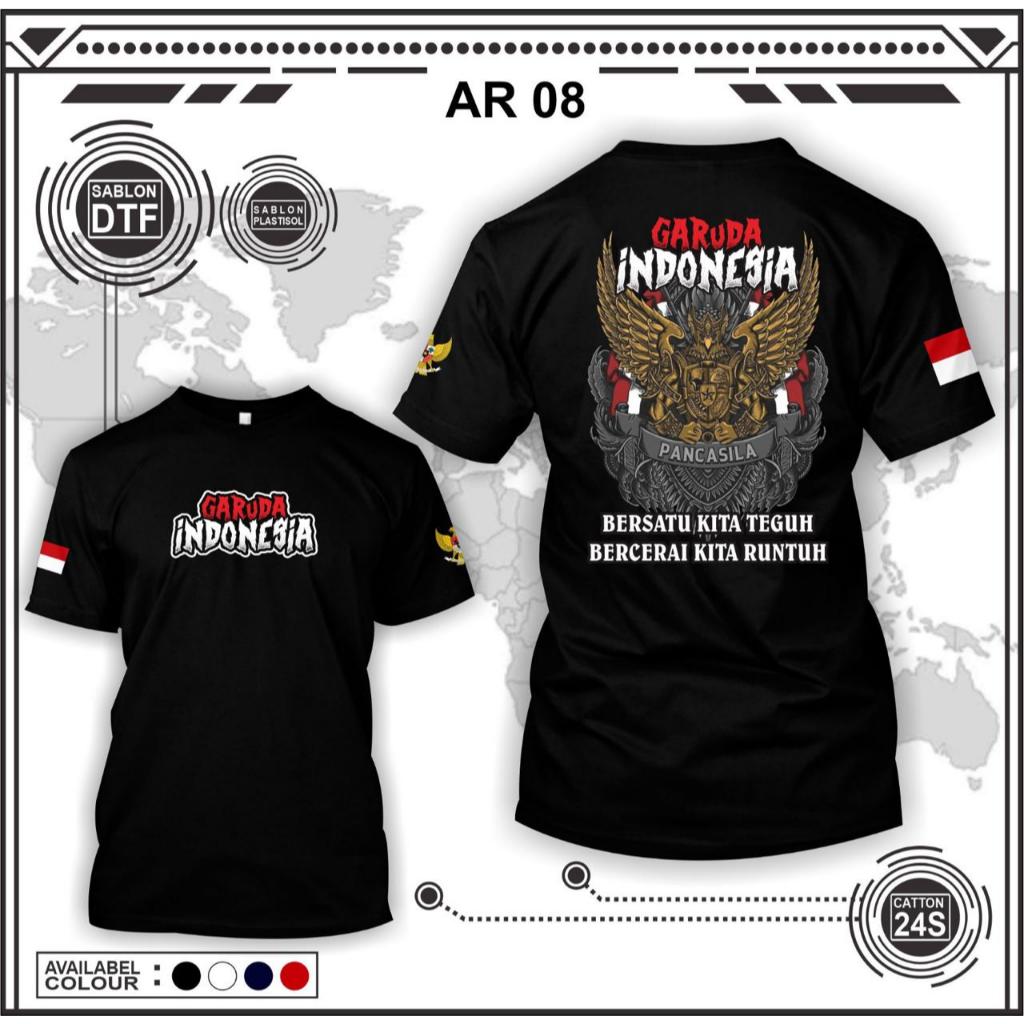 Bossablon - Kaos Garuda Indonesia Kaos Rantau Garuda Indonesia Kaos Garuda Rantau Kaos Nasionalisme 