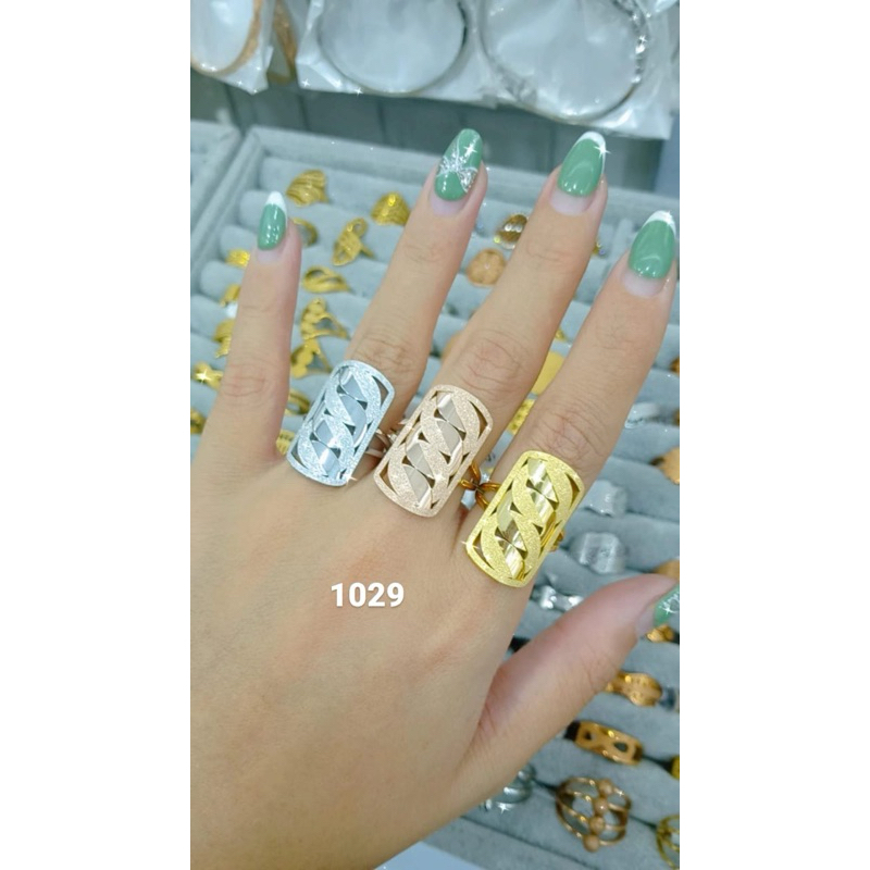 Cincin Dubai Model panjang Titan Wanita