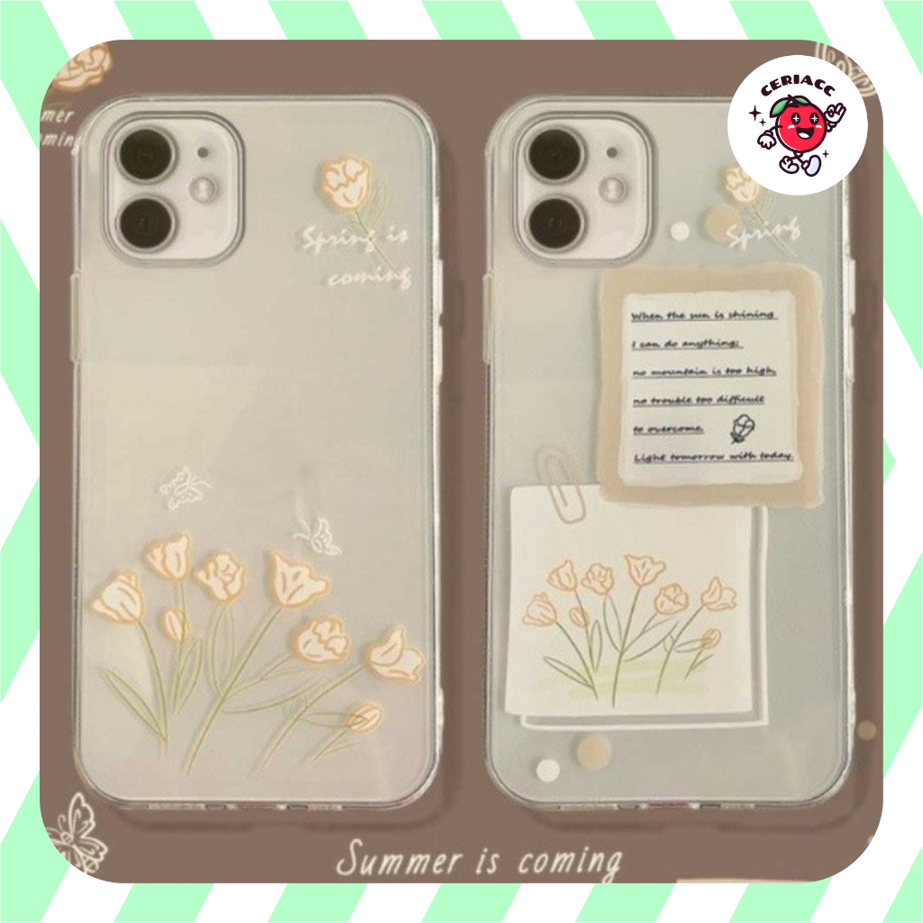 New! Spring printing anticrack case oppo A3X A60 a78 a38 a18 A16 A55 5G a15 a31 a1k a54 a5s a7 a12 a